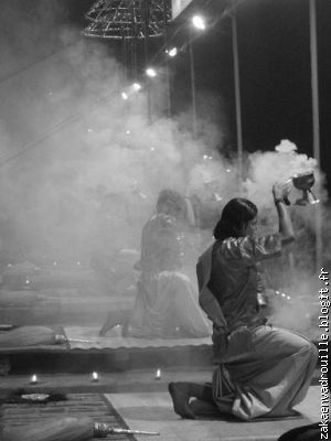 ceremonie en faveur du Gange